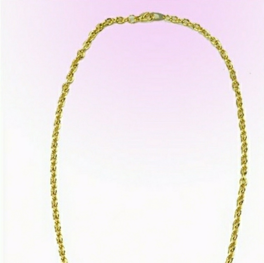 I Do Makeup Gold Red Studded Necklace - Picture 4 of 8